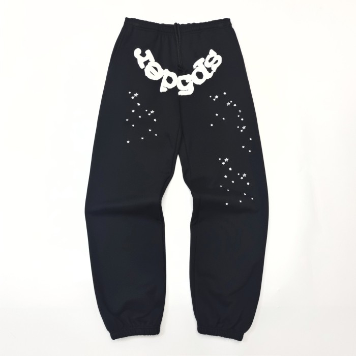 1:1 quality version White Stars Spiderweb Foam Letter Print Hoodie & Pants Set