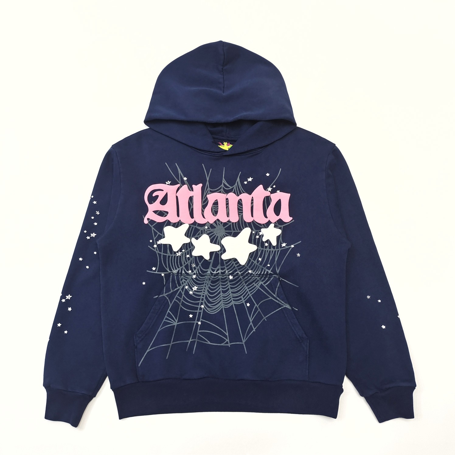 1:1 quality version at lanta pink letter white hoodie & pants set