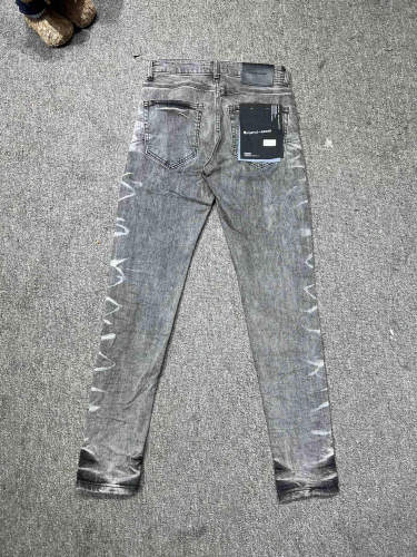 1:1 quality version Side seam washed denim jeans