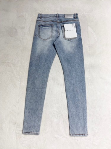 1:1 quality version Glossy reflective wash jeans