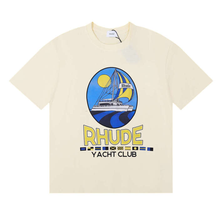 Sailing Yacht Club Print Tee 3 colors