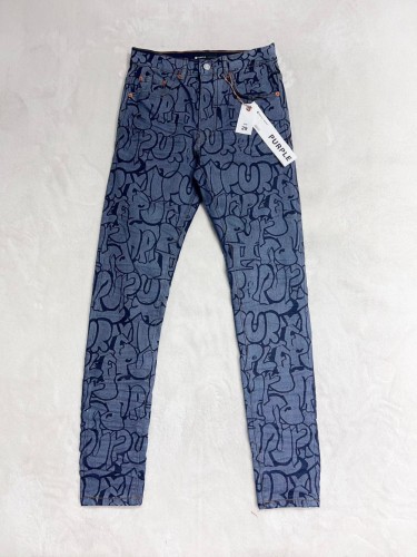 1:1 quality version Printed cartoon letter jeans