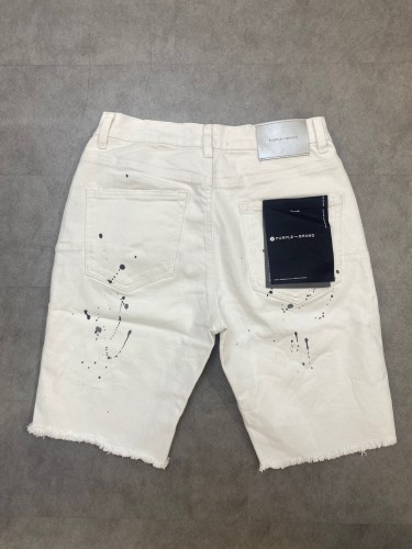 1:1 quality version Cat Whiskers Inked Denim Shorts