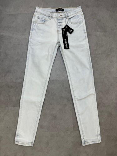 1:1 quality version Classic Solid Colour Rubbed Jeans