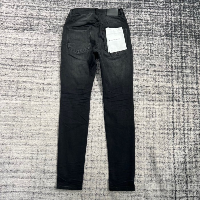 1:1 quality version knee holes washed and worn out jeans