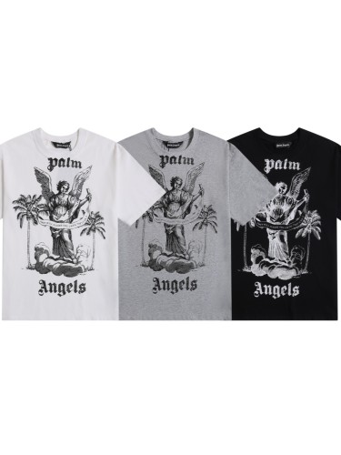 Angel Statue Letter Print tee 3 colors