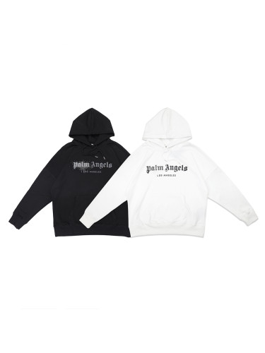 Los Angeles limited diamond-encrusted monogrammed hoodie 2 colors