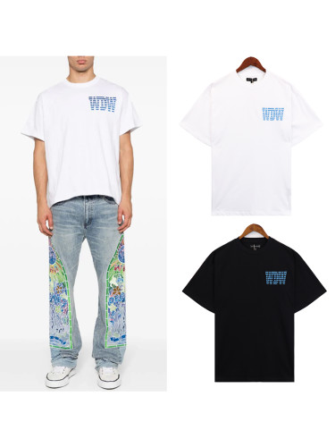 WDW Embroidered Letter tee 2 colors