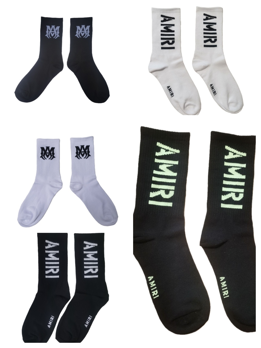 street trend classic logo mid calf socks 5 colors