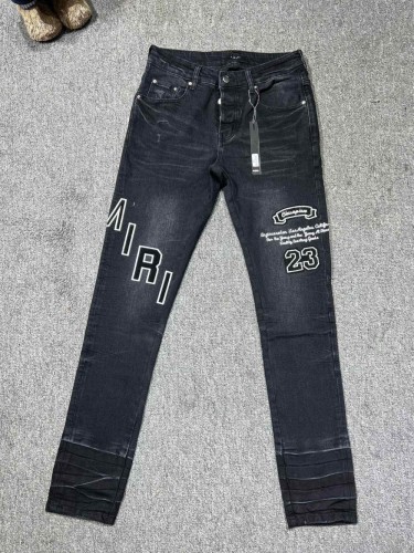 1:1 quality version 23 Letter Embroidered Jeans