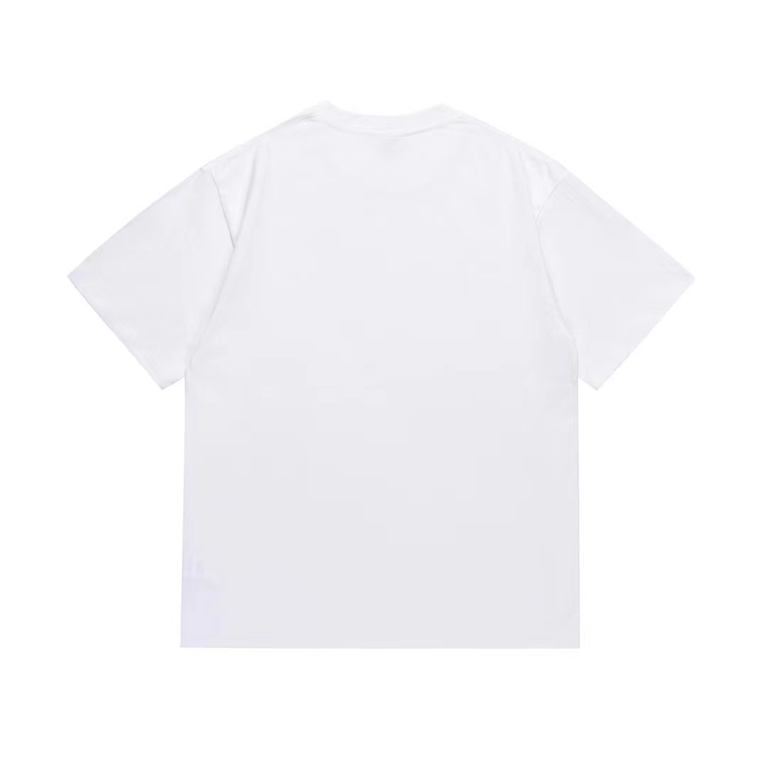 classic ape head letter cotton round neck tee 2 colors