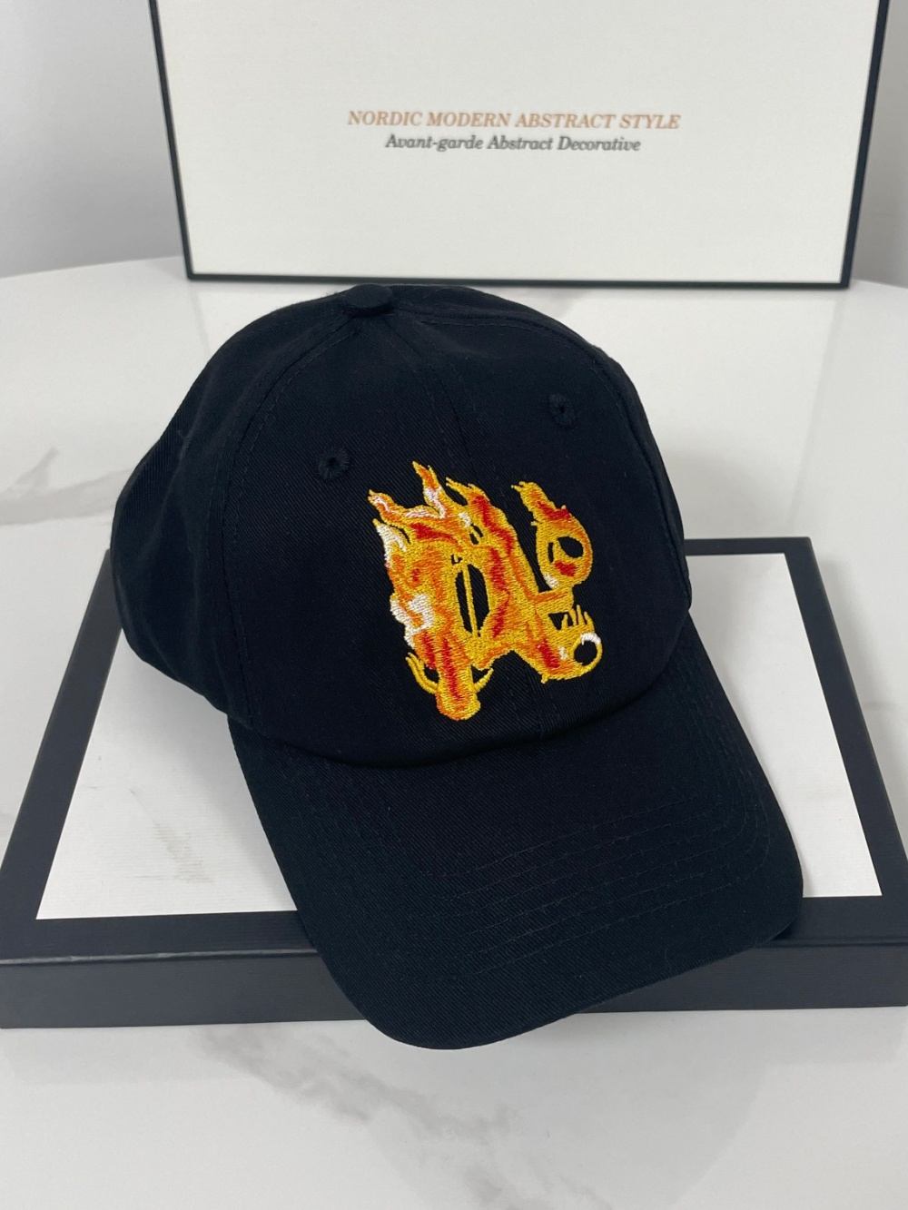 pa burning alphabet duck hat