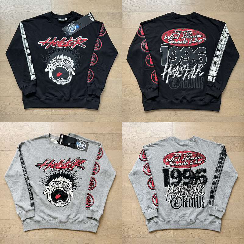 Hellstar Studio Screaming Boys Arm Logo Sweatshirt detail photo 1