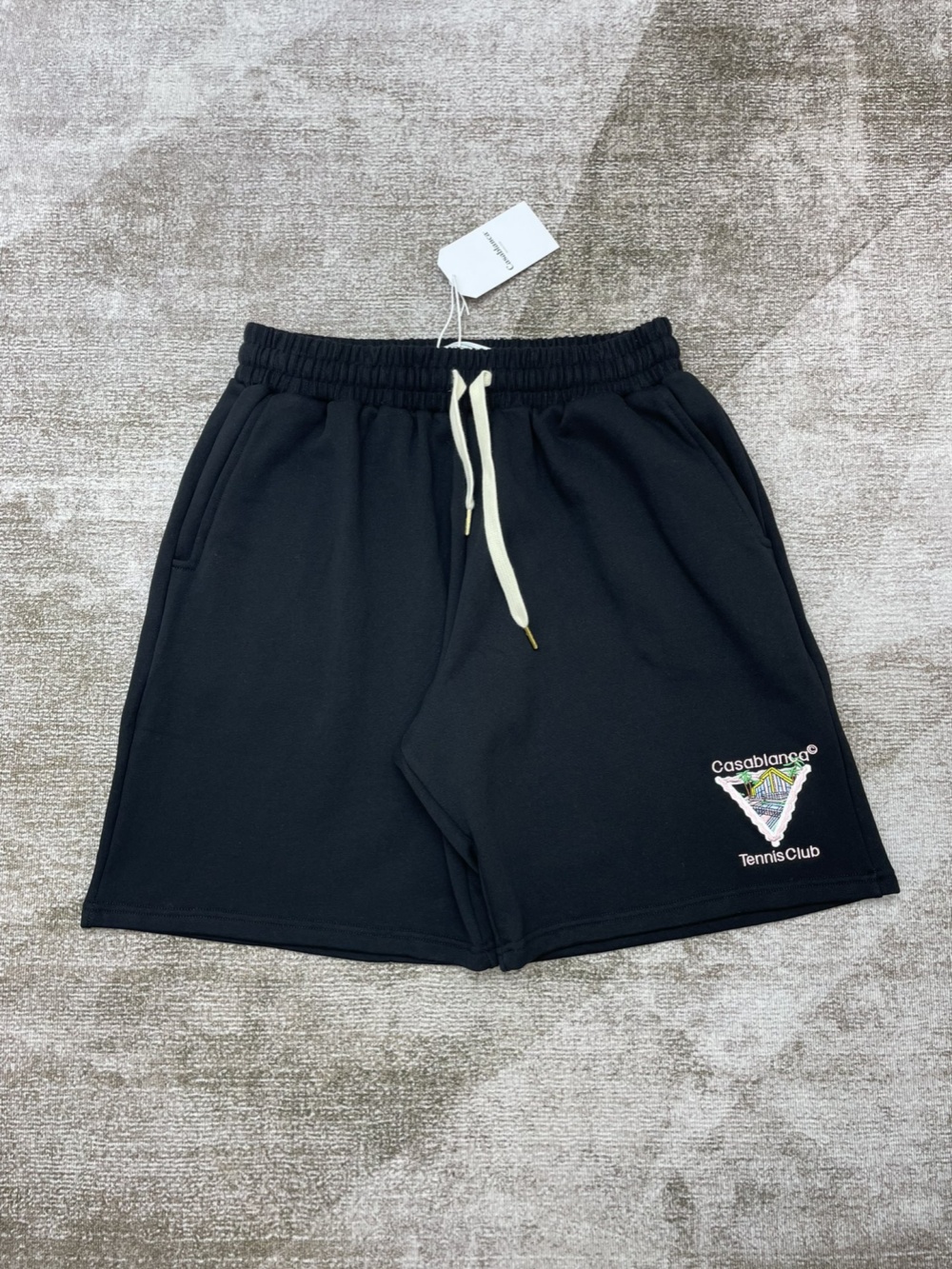 1:1 quality version inverted triangle scenic letter embroidered shorts