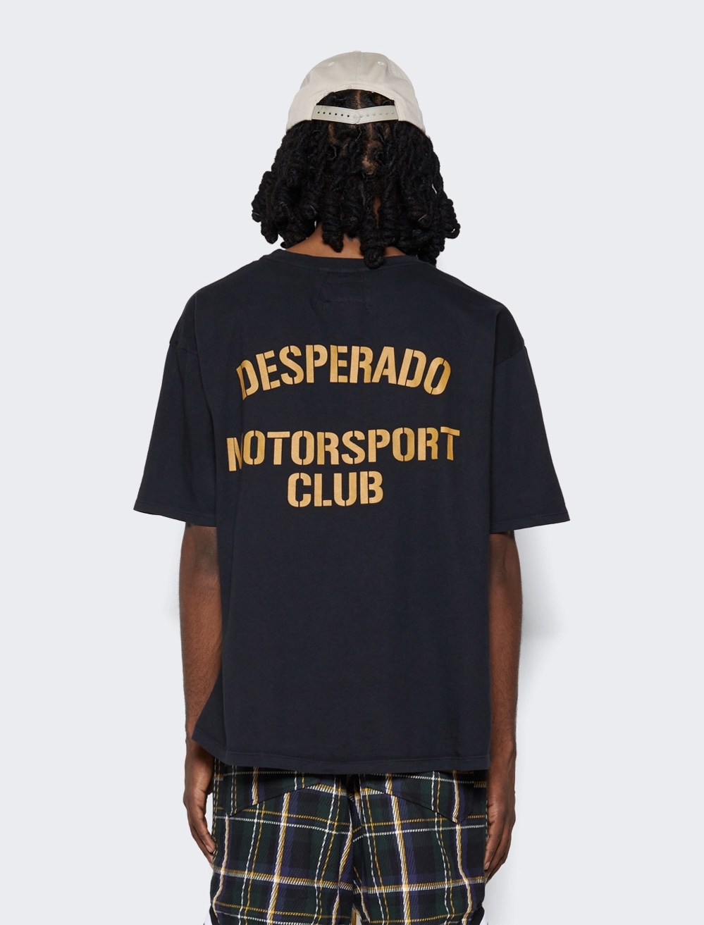 1:1 quality version racing club slogan lettered tee