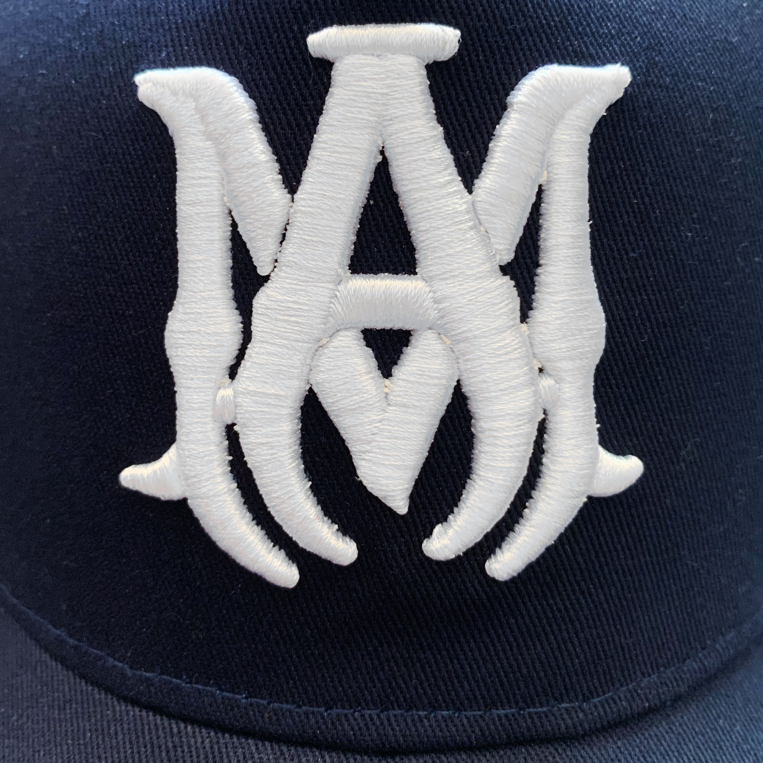 classic am big logo embroidery breathable mesh cap 3 colors