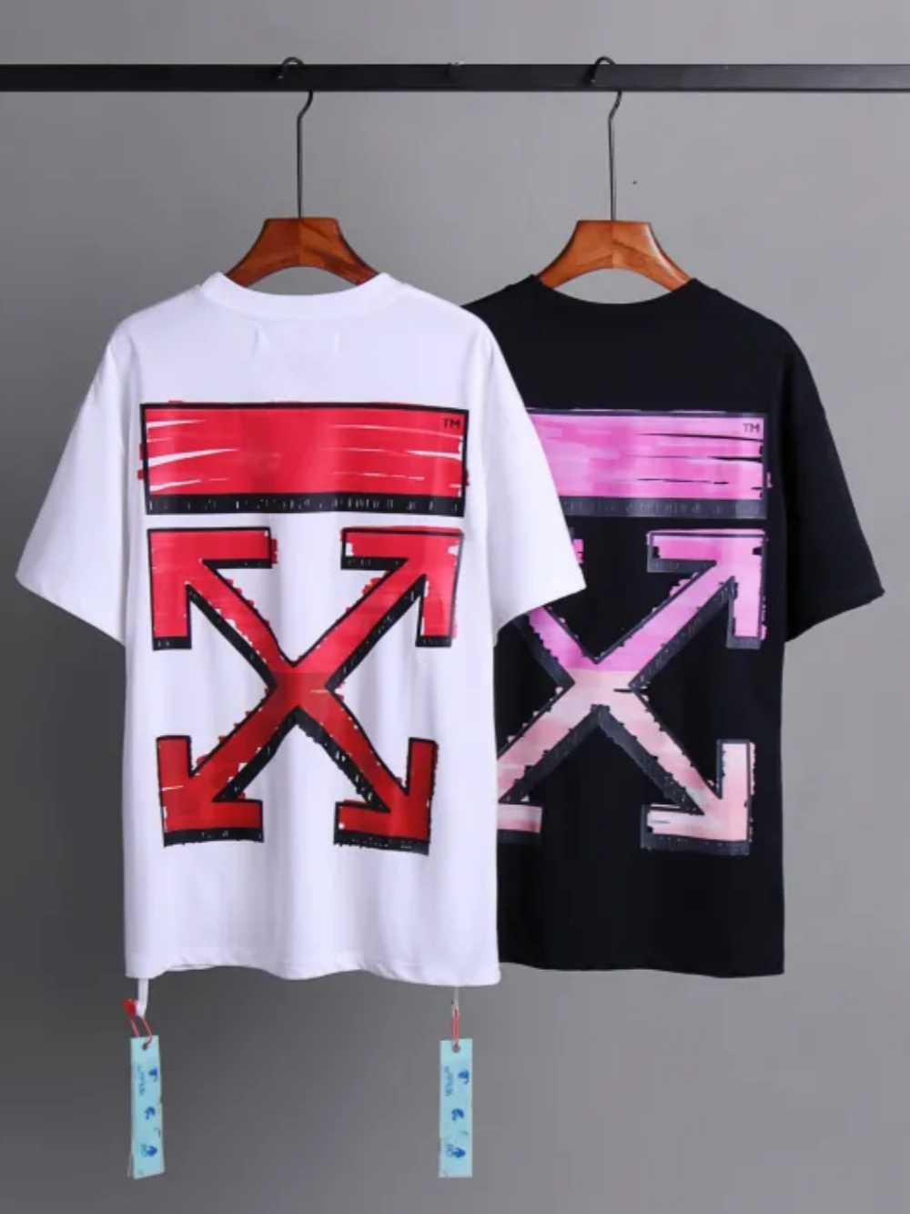 [buy more save more] [oversized version]1:1 quality version crayon doodle tee 2 colors