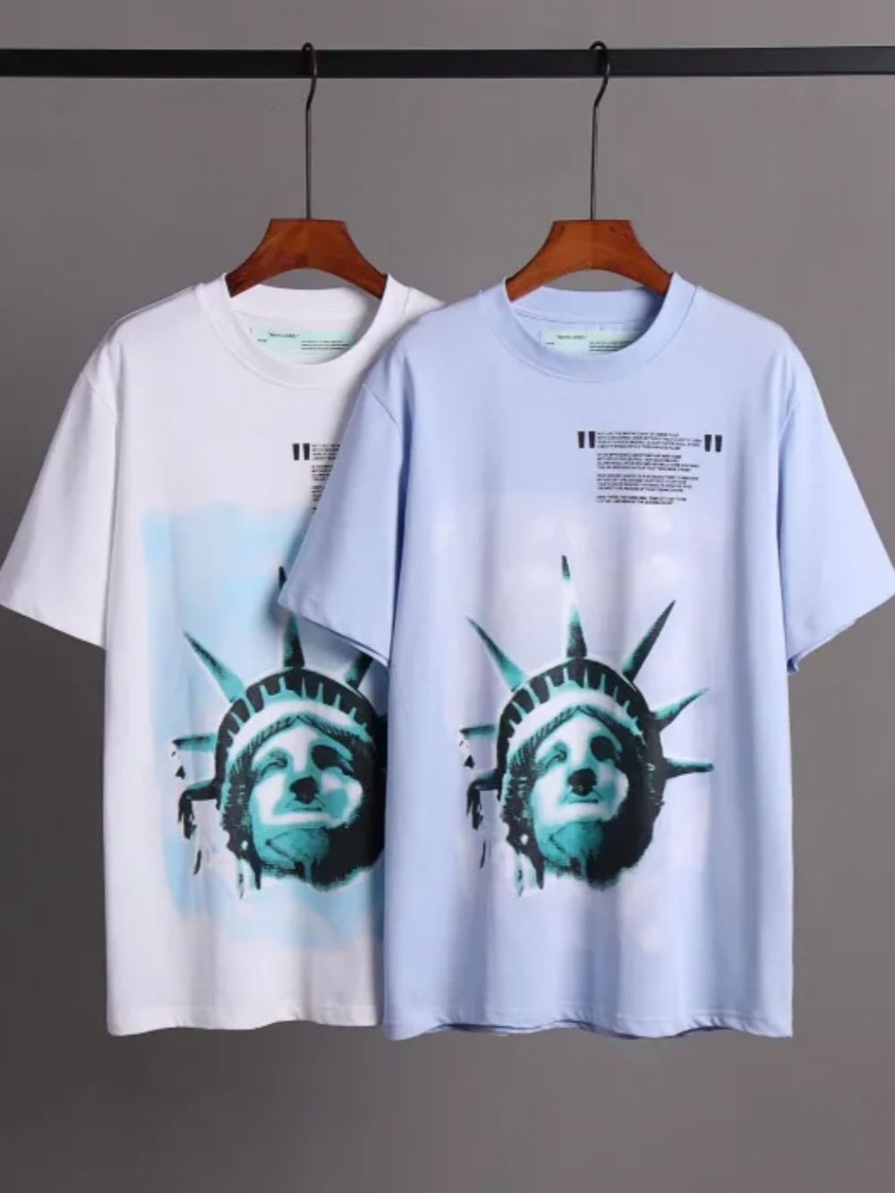 [buy more save more] [oversized version]1:1 quality version lady liberty short sleeve