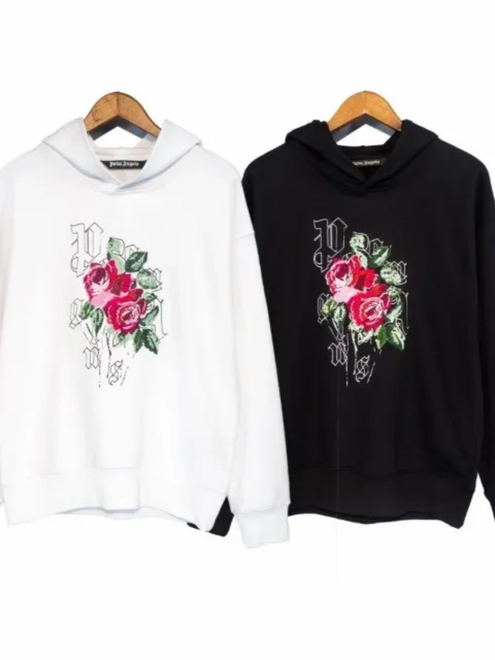 [buy more save more]palm angels nice to see a rose hoodie