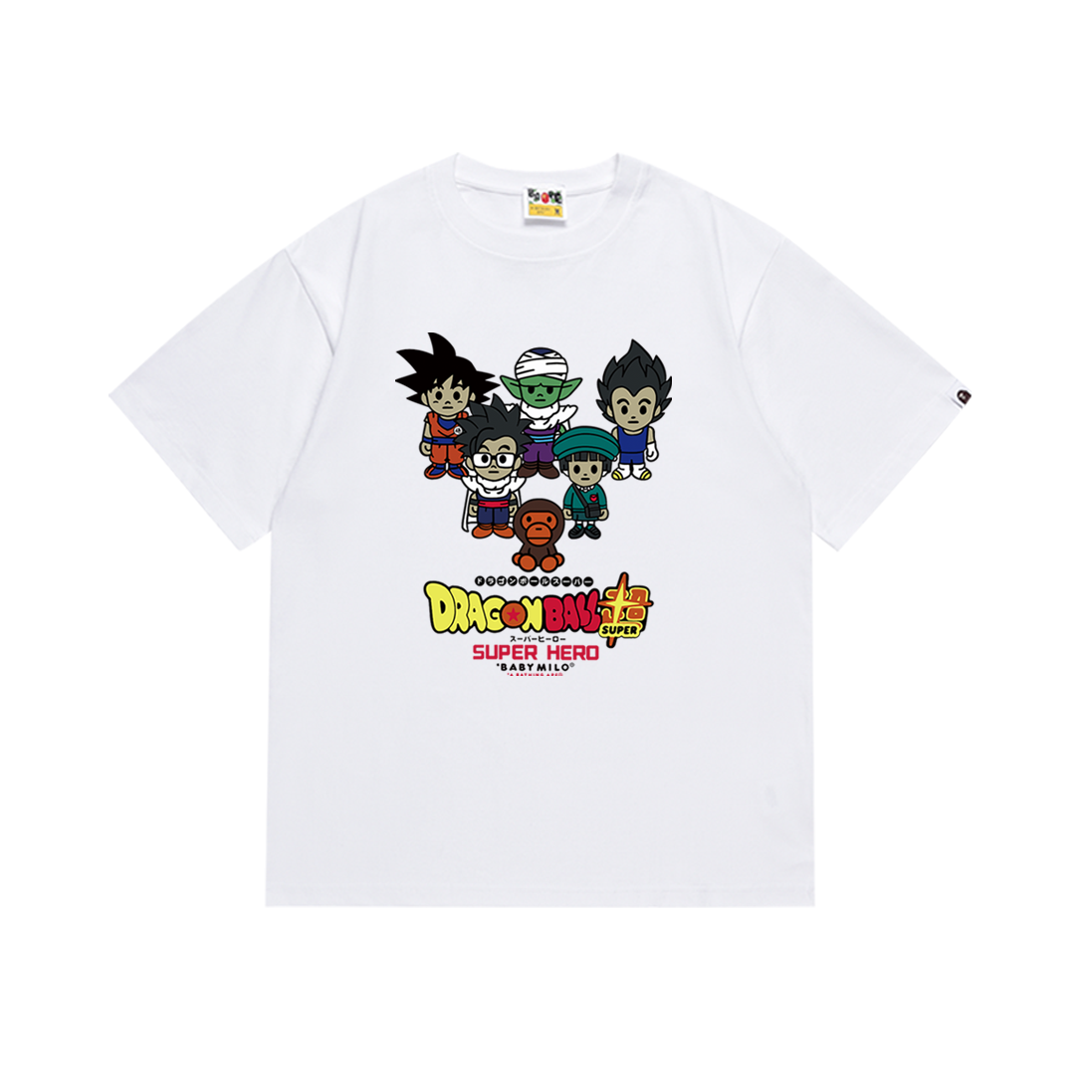 dragon ball co-branded cartoon monkey tee 2 colors