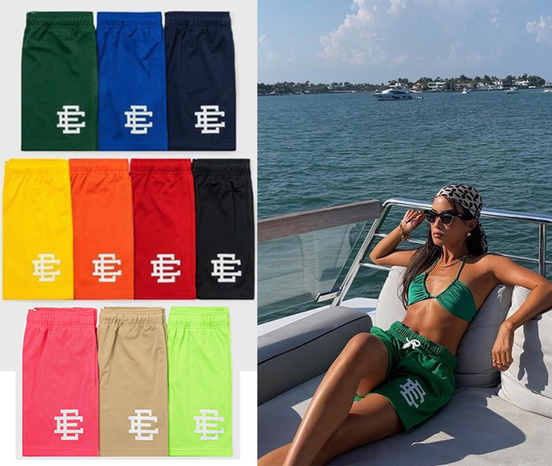 2024 summer new arrival classic e logo shorts 14 colors