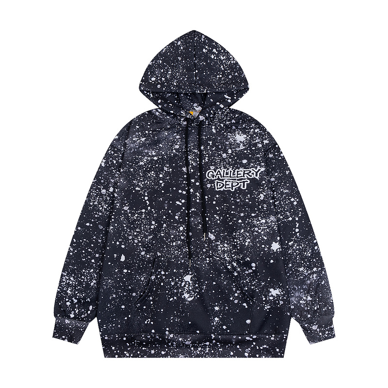 double sided ink splash hoodie & pants set