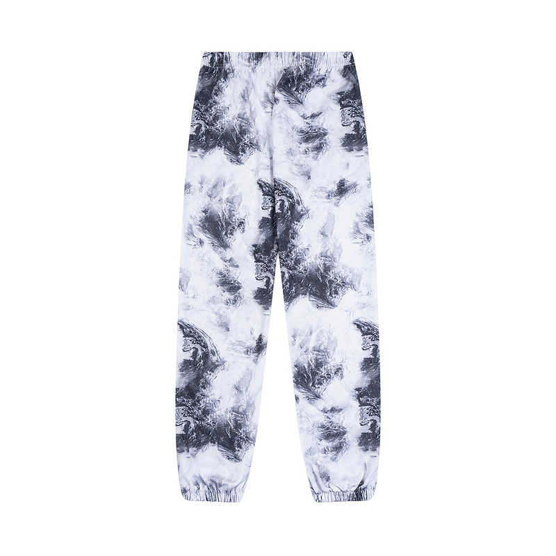 ink style tie-dye hoodie & pants set