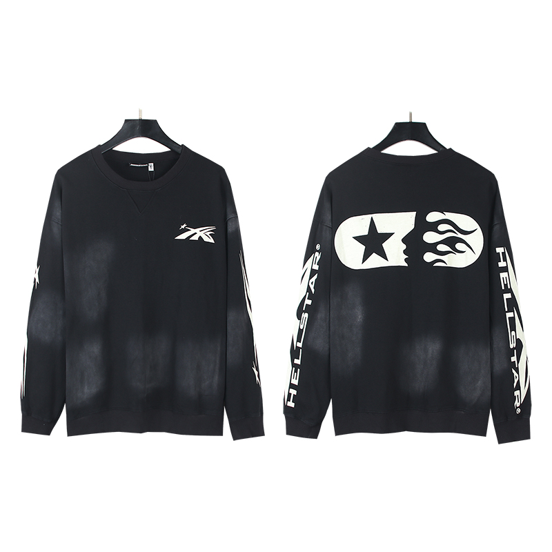 Hellstar Studio Double Letter Logo Side Sweatshirt detail photo 3