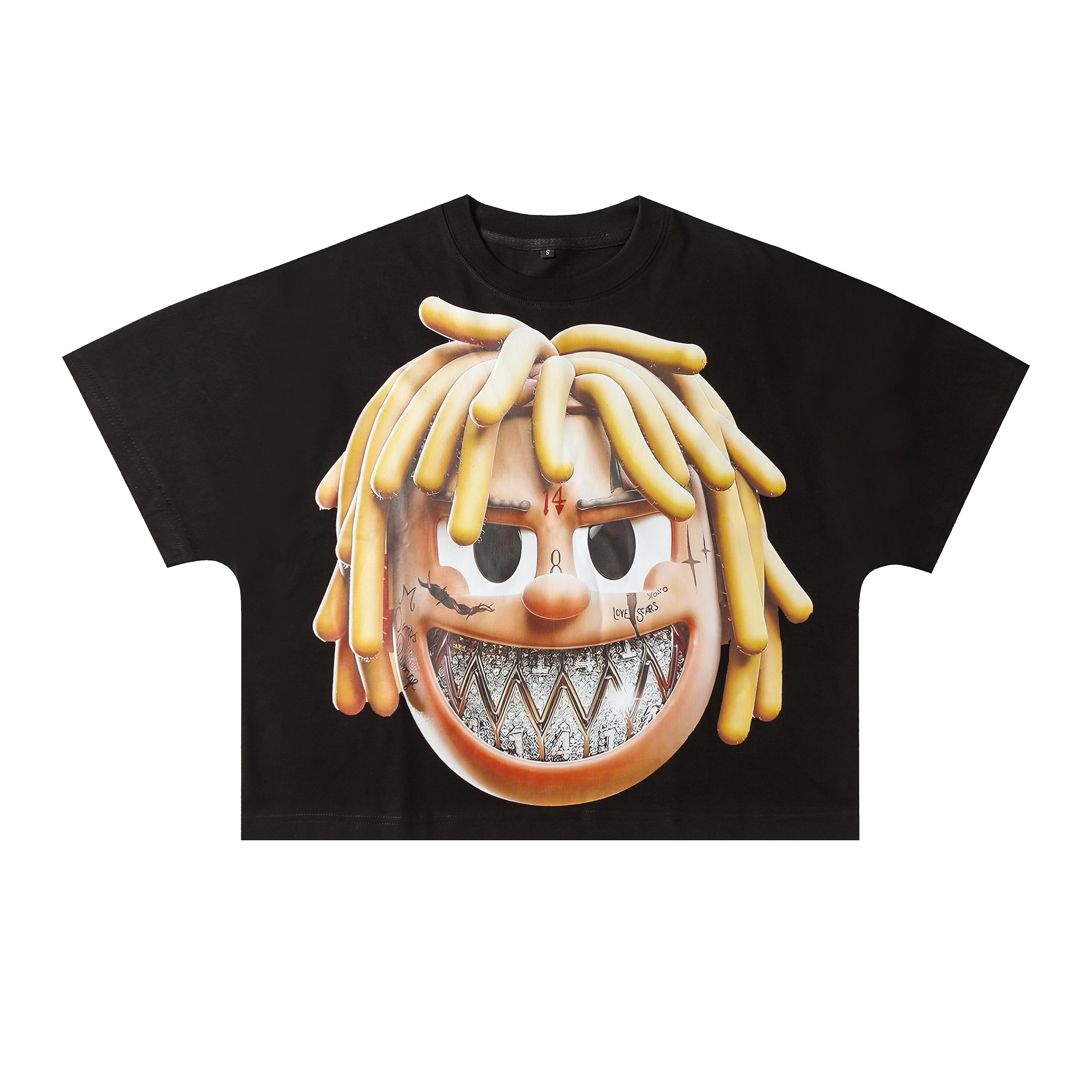 trippie. redd cartoon portrait large print tee 2 colors