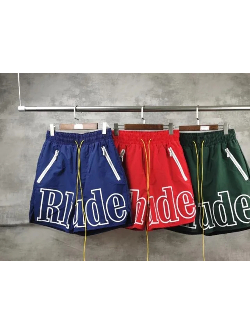[buy more save more] rhude logo shorts 3 colors