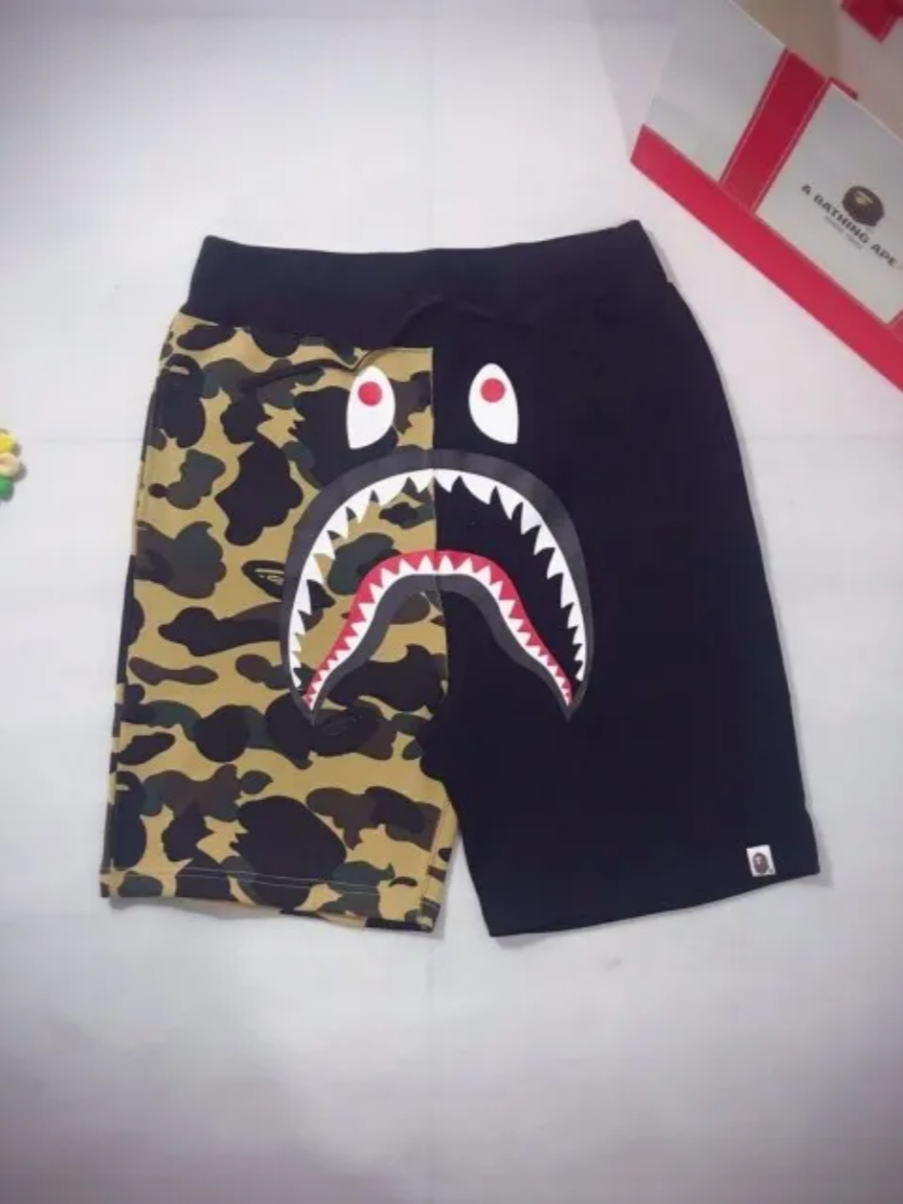 [buy more save more]1:1 version bape shark F**e shorts 6 styles