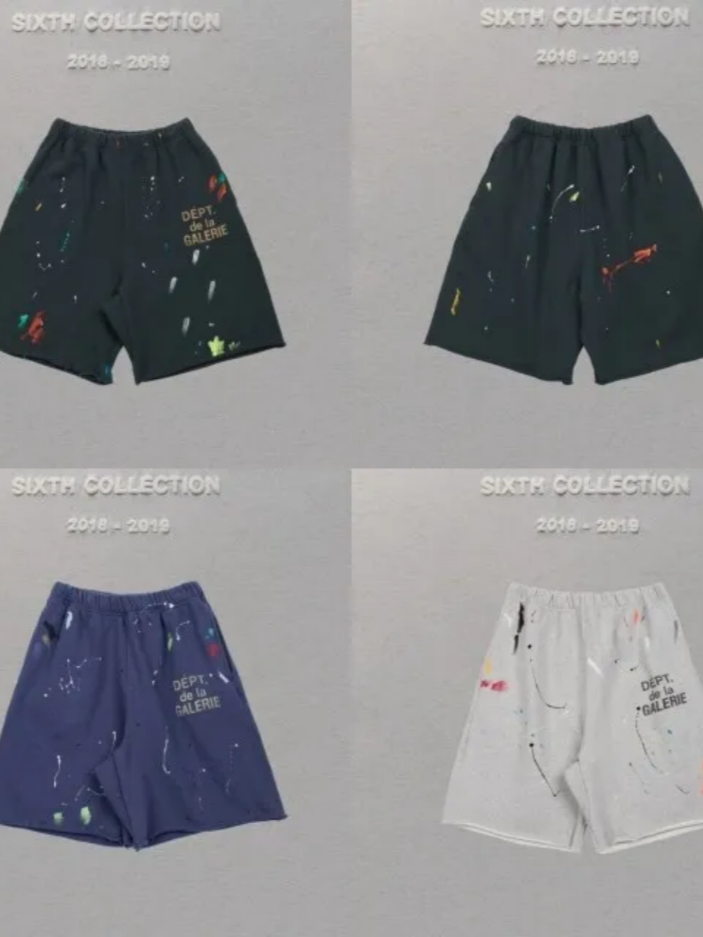 [buy more save more] hand drawn shorts 3 colors