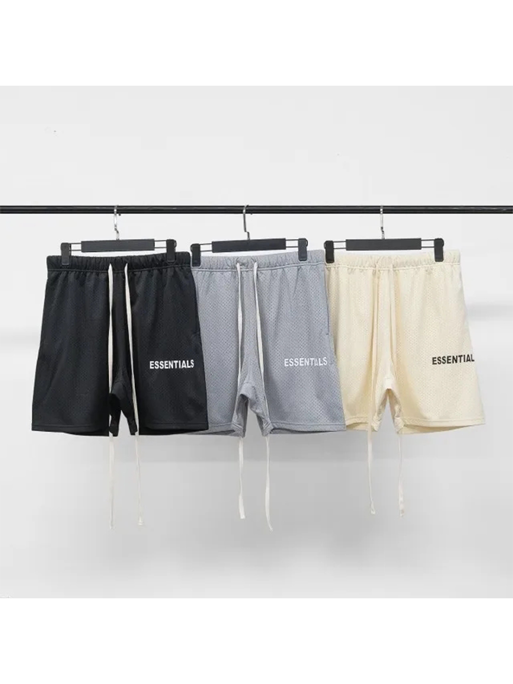 [buy more save more] fear of god fog essentials mesh shorts