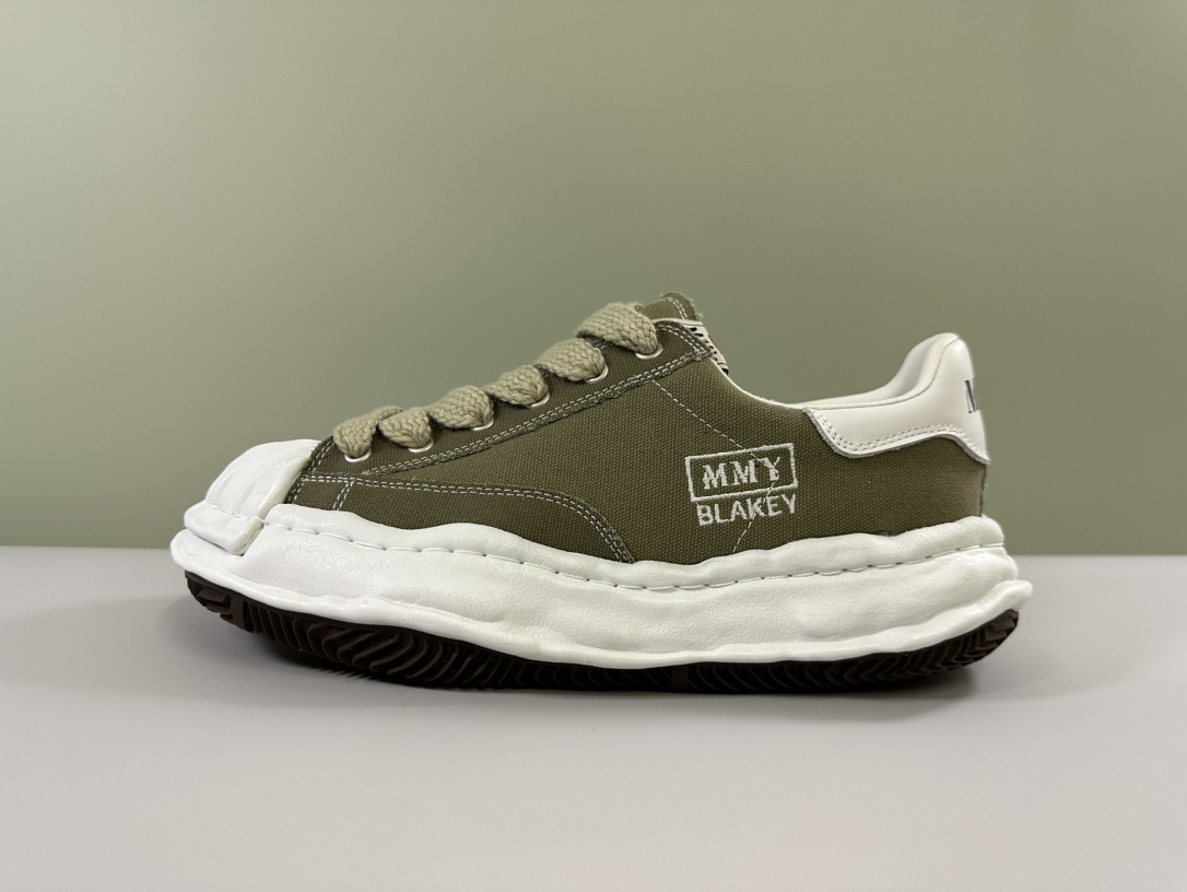 1:1 quality version army green shell toe board shoes