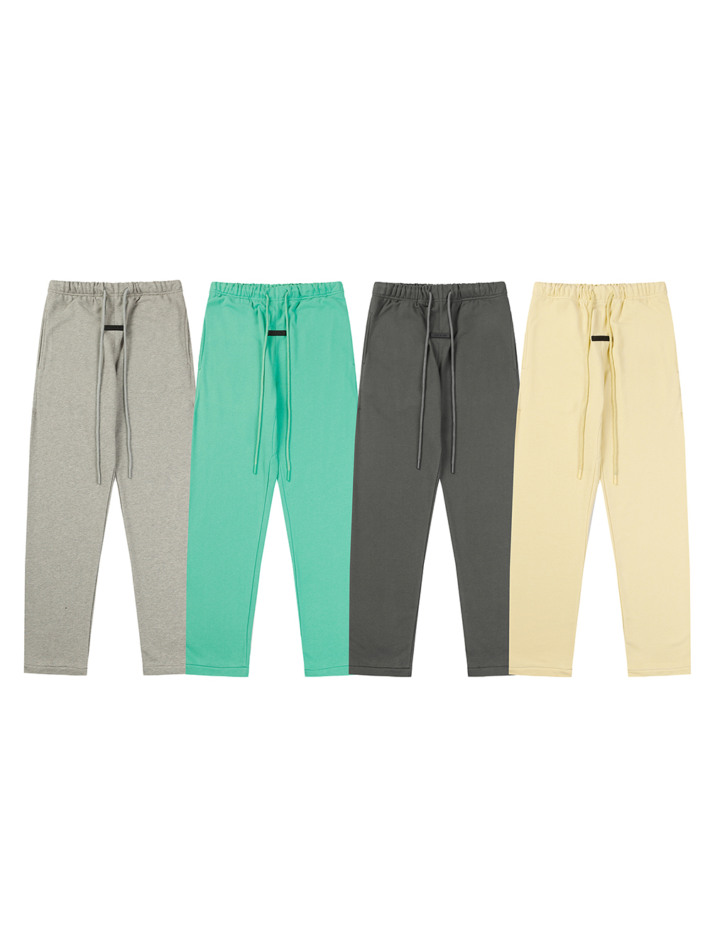 fog solid color straight leg sweatpants 4 colors