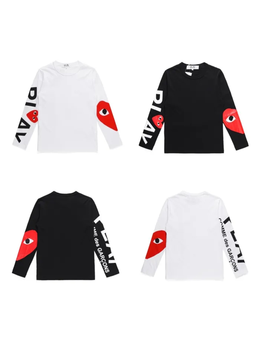 [buy more save more] 1:1 quality version large love letter print long sleeve tee 2 colors