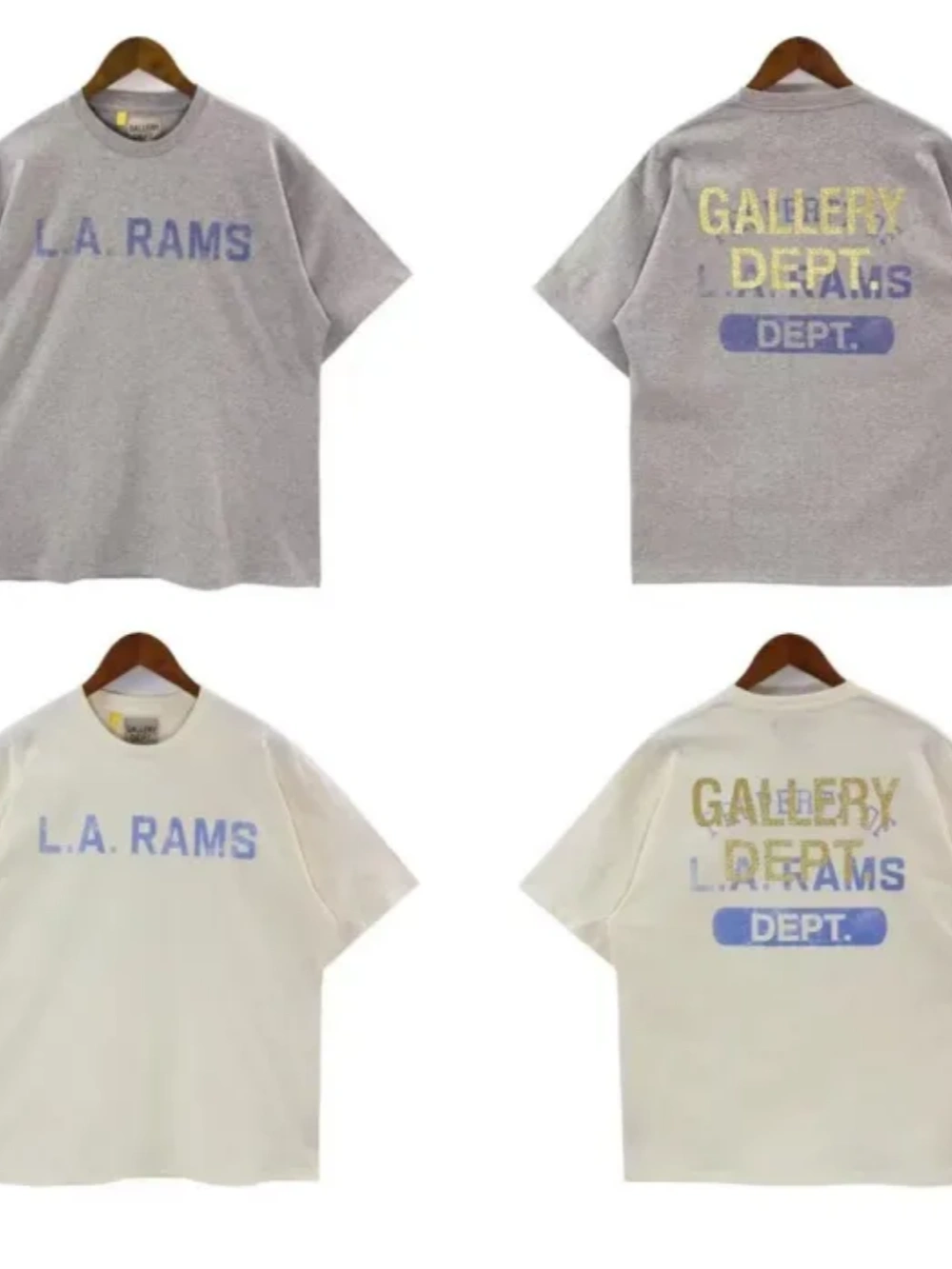 [buy more save more] 1:1 quality version stamping letters printed washed tee