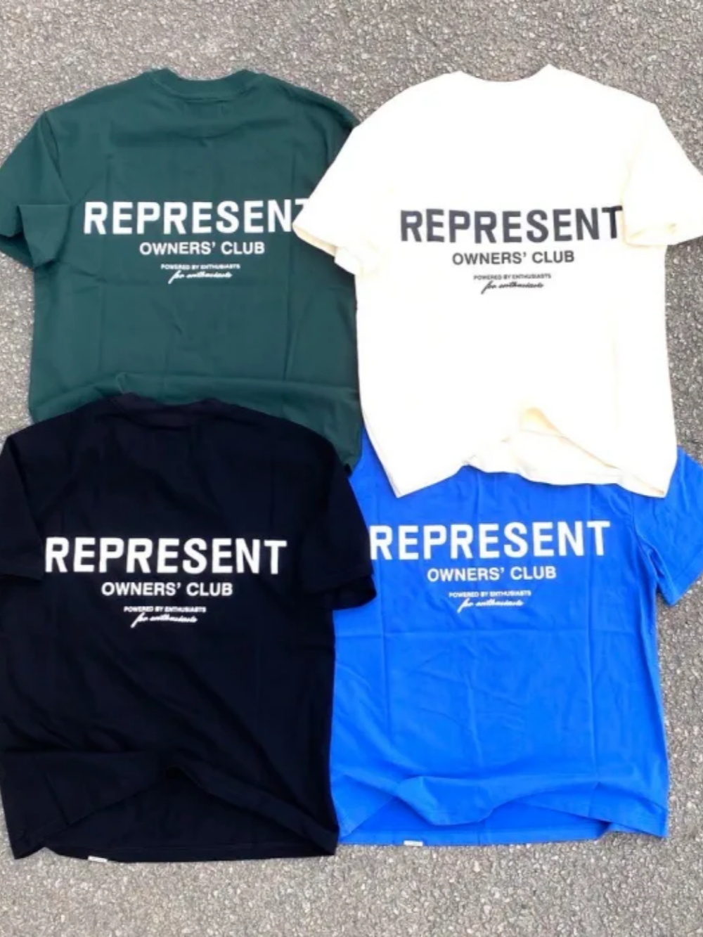 [buy more save more] basic letter multicolor tee