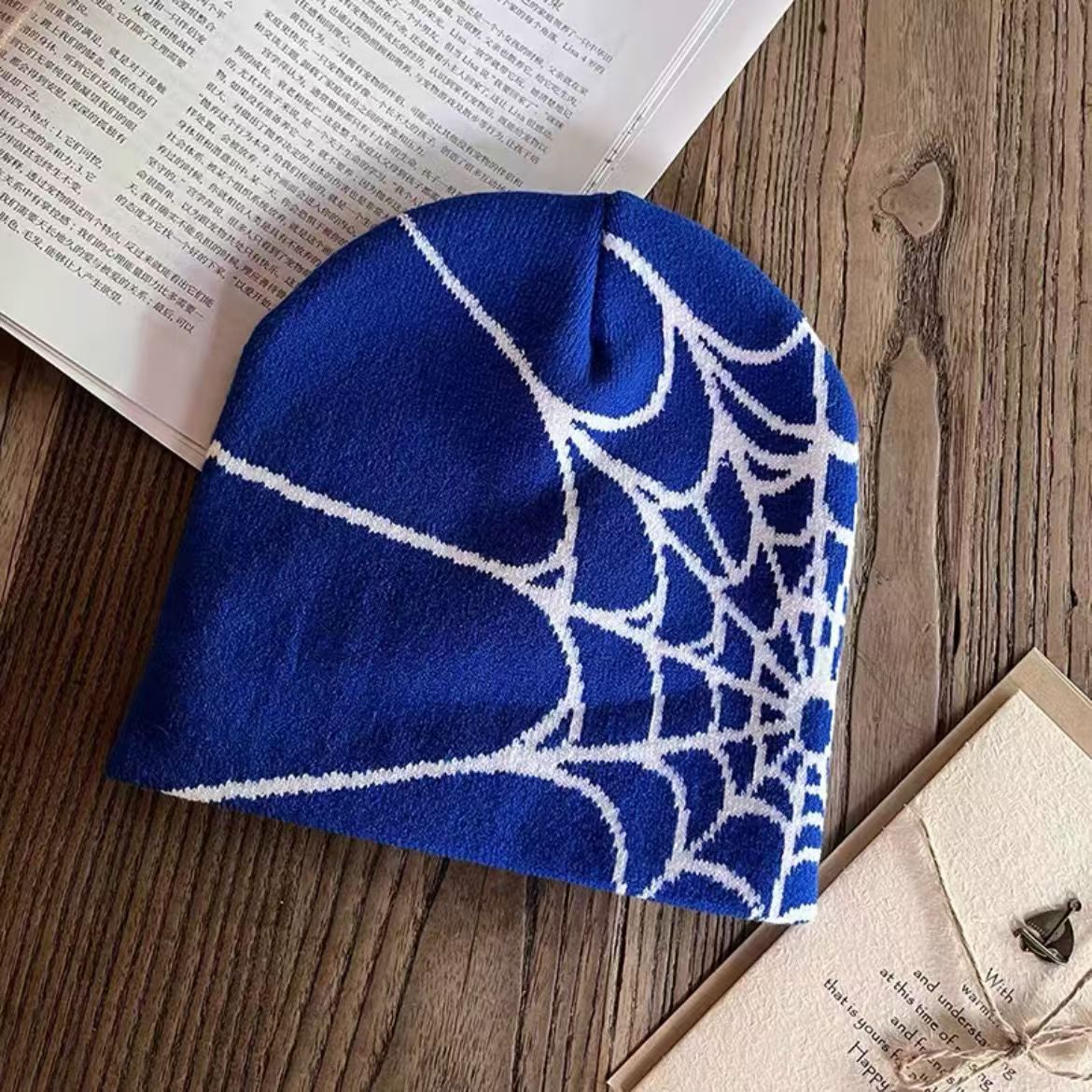 cobweb knit cold hat 7 colors