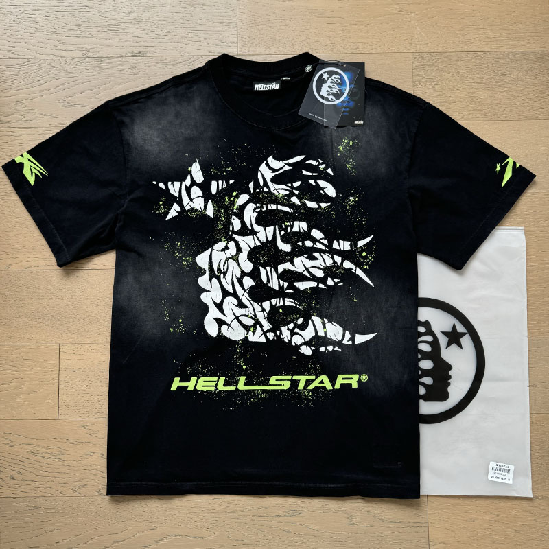 Hellstar Studio Ink Sideways Goddess T-shirt detail photo 3