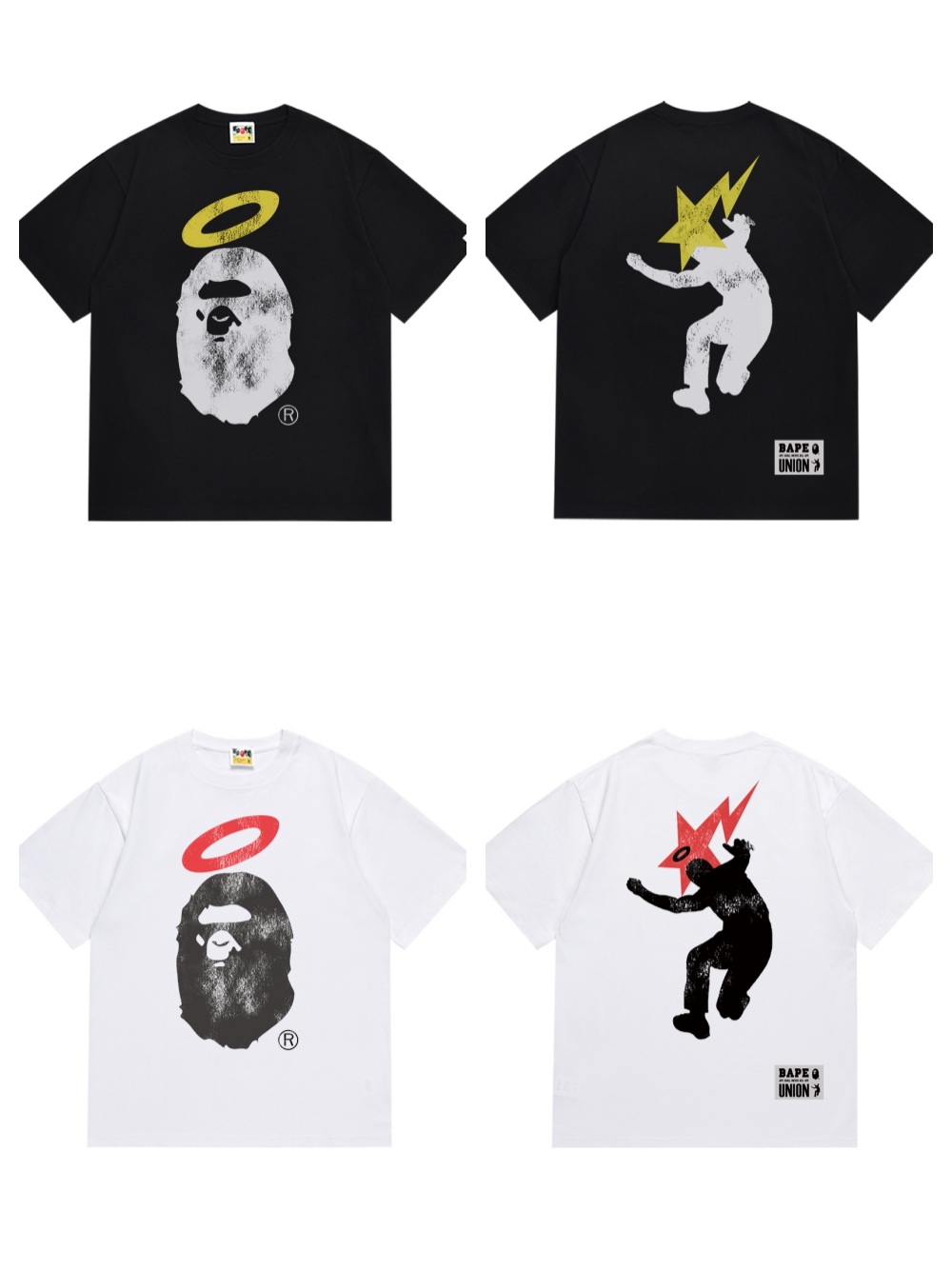 Co-branded 30th Anniversary Ape Head Vintage Tee 2 colors