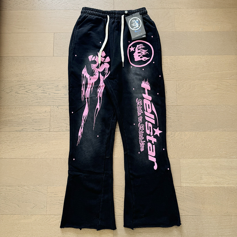 Hellstar Studio Gut Pollen Alphabet Hoodie Pants Set detail photo 26