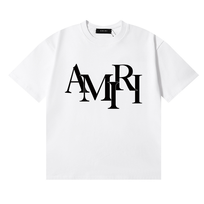 Amiri Colorblocked Letter Printed Tee detail photo 6