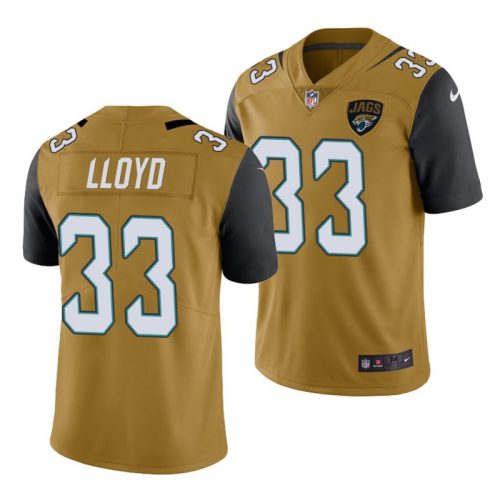 Men's Jacksonville Jaguars 33 Devin Lloyd Gold Vapor Untouchable