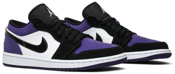 Air Jordan 1 Low Court Purple 553558 125