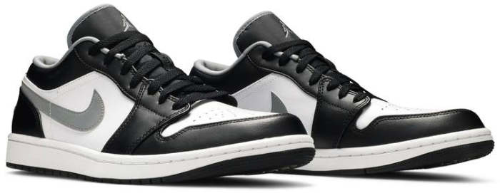 Air Jordan 1 Low Black Medium Grey 553558 040