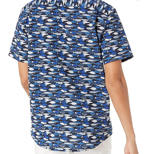 Men's Regular-fit Short-Sleeve Print Shirt