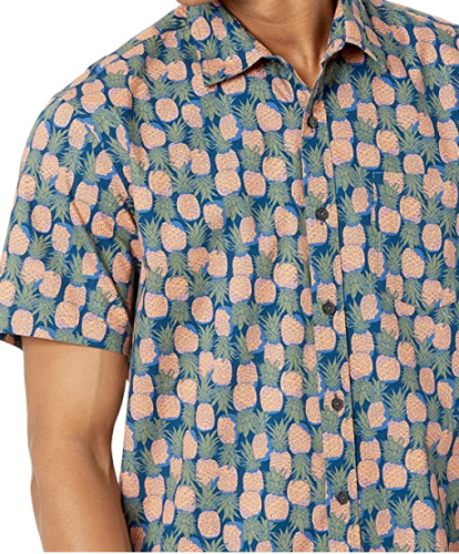 Men's Regular-fit Short-Sleeve Print Shirt