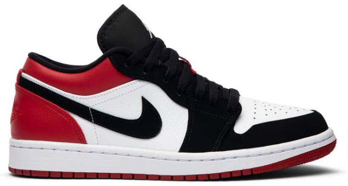 Air Jordan 1 Low Black Toe 553558 116