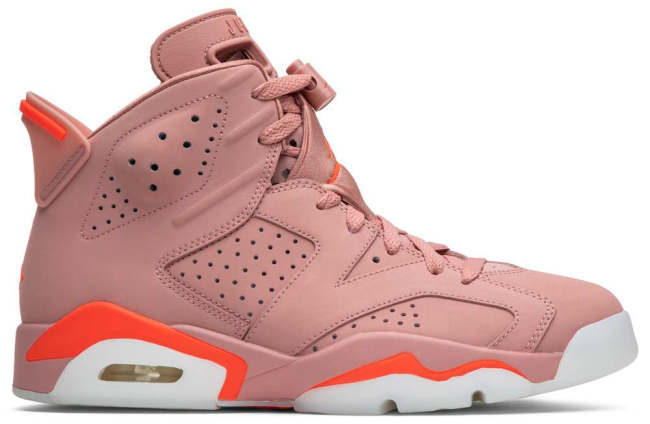 Aleali May x Wmns Air Jordan 6 Retro Millennial Pink CI0550 600